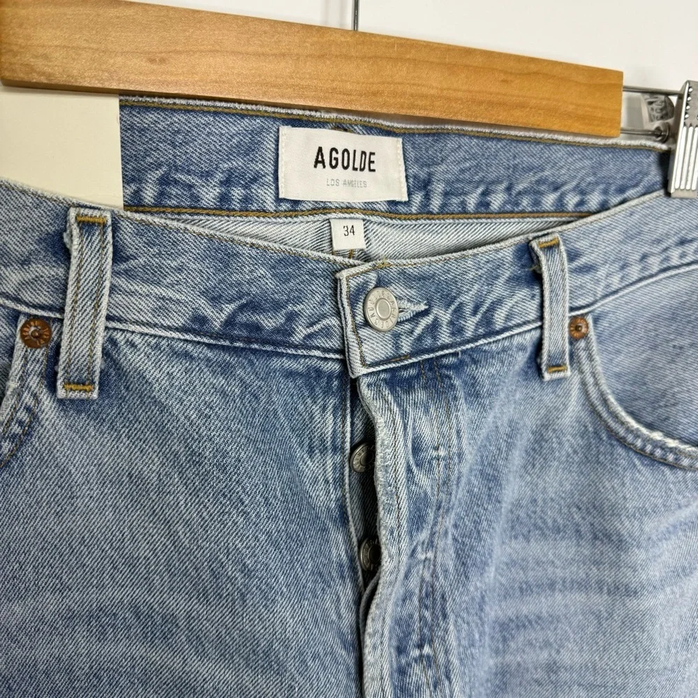 AGOLDE NWT 90’s Pinch Waist High Rise Straight Soundwave Jeans